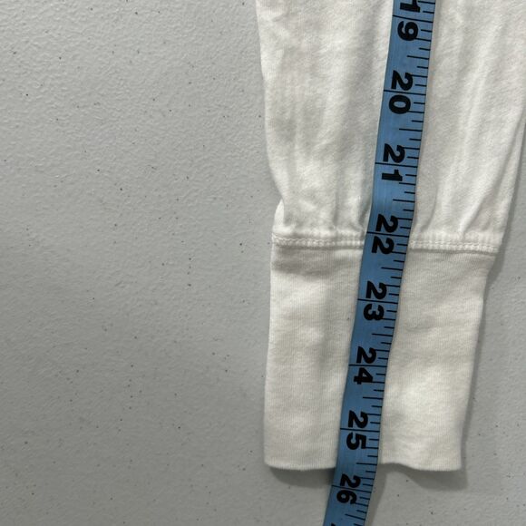 Stranded Shirt Womens L White Wings Burnout Graphic Crew Y2K - Picture 7 of 8